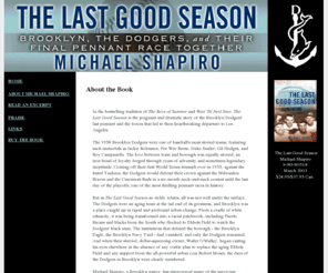 brooklyndodgers-book.com: THE LAST GOOD SEASON
The Last Good Season by Michael Shapiro