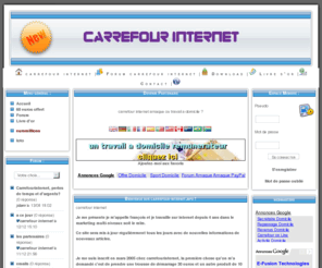 carrefour-internet.info: arnaque ou travail a domicile carrefour internet - le carrefour de l'internet carrefour internet travail a domicile ou arnaque - Index
le carrefour de l'internet carrefour internet travail a domicile ou arnaque