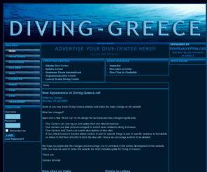 diving-greece.net: Diving Greece - Home
Dive Centers and Dive Sites in Greece, Restrictions for diving in Lefkas, Dive sites on Crete