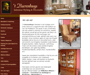 het-heerenhuys.com: ´t Heerenhuys voor exclusieve meubels en verlichting
Het Heerenhuys in Susteren voor al uw woondecoraties en accessoires, een complete woon- en interieurzaak, tuindecoraties met een bepaalde lifestyle.