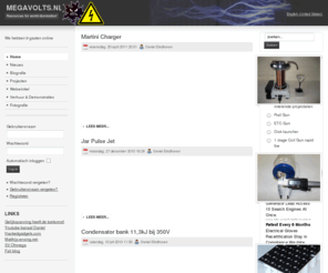 megavolts.nl: Megavolts.nl - Resources for world domination!
Detailed data on electronics projects, coilguns, teslacoils and other cool stuff.