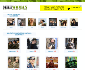 miliwoman.com: Military Woman
MiliWoman - Unique photos of servicewoman from around the world