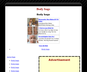bodybagsdirect.com: Body bags » bodybagsdirect.com
Body bags information on bodybagsdirect.com | Body bags