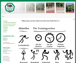 djk-werl.de: Startseite
DJk Grün Weiß Werl,Werl,DJK Werl,Sport,Sport in Werl,Spaß,Sommer,Langlauf,Leichtatlethik