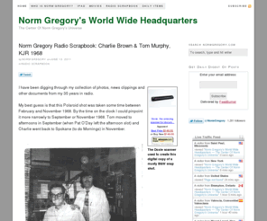gregorys.com: Norm Gregory's World Wide Headquarters — The Center Of Norm Gregory's Universe
The Center Of Norm Gregory's Universe