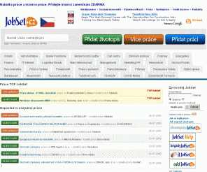 jobset.cz: Práce Jobs Zaměstnání, Nabídka práce, volná pracovní místa
Práce je JobSet. Jednoduché a přehledné přidávání práce a hledání pracovních míst. Úřady práce a desiticíce pracovních příležitostí.
