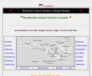 manitoulin-island.biz: Manitoulin Island Ontario Cottage Vacation Rentals
Manitoulin Island Ontario - Offering cottages and lodging rentals throughout Manitoulin Island  and the surrounding area.