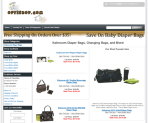 opt2shop.com: Kalencom Diaper Bags, Changing Bags, Diaper Bags, and More!
Save on Kalencom Diaper Bags, Changing Bags, and other baby items at Opt2Shop.com.  Get all of your baby changing supplies at Opt2Shop.com.  We have many items to choose from at competitive prices.