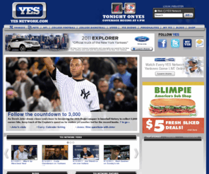 yankeesnetstv.com: Welcome to YESNetwork.com, the premiere online source for New York Yankees news, stats, scores, highlights and more
Comprehensive coverage of the New York Yankees, New Jersey Nets and New York, Major League Baseball (MLB), National Basketball Association(NBA), New York Sports, and Basketball