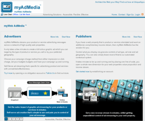 mywebadmedia.com: myWeb AdMedia - Home
myWeb AdMedia is part of the myAdMedia integrated advertising solution. myWeb AdMedia enables business to create and manage graphical advertising for product, services and branding across the web.