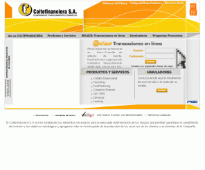 coltefinanciera.com.co: Coltefinanciera S.A.
