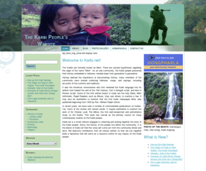 karbi.net: The Karbi People's Website: Home
A site on the study and preservation of the story of the Karbi people.