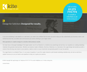 kite.co.uk: Kite / Design For Law
UK web design and web development providing web design, hosting, search engine optimisation for the legal and law market.