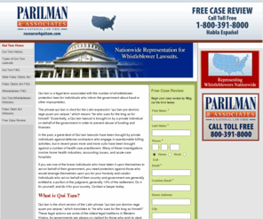 resource4quitam.com: Qui Tam Information & Legal Guide for Whistleblower Lawyers
Qui tam a legal term associated with the number of whistleblower protection laws for individuals who inform the government about fraud or other improprieties.