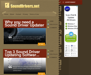 sounddrivers.net: SoundDrivers.net
Get the latest Sound Drivers online.