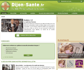 dijon-sante.org: Dijon-Santé.fr – Web TV | Venez découvrir la première Web TV, entièrement consacrée à la santé et plus particulièrement aux patients. Article, interview, reportage toute l'information santé de Dijon et sa région.
Venez découvrir la première Web TV, entièrement consacrée à la santé et plus particulièrement aux patients. Article, interview, reportage toute l'information santé de Dijon et sa région.