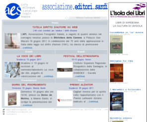 editorisardi.it: AES > Associazione Editori Sardi
sito ufficiale dell'ASSOCIAZIONE EDITORI SARDI