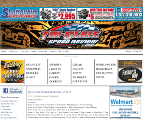 tristatespeedreview.com: TriStateSpeedReview.com | We've Got Speed Covered for Racing in Illinois, Iowa, and Missouri
TriStateSpeedReview.com is a one-stop-shop for all of your racing headlines, news, and reviews from Illinois, Iowa, and Missouri.