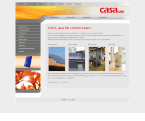 casa-solar.com: ca.sa solar - Solarthermie - Photovoltaik - Kaminöfen - Pelletöfen
Fachgroßhandel für solarthermische Produkte. 