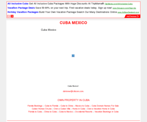cubamexico.com: Cuba Mexico
Cuba Mexico!