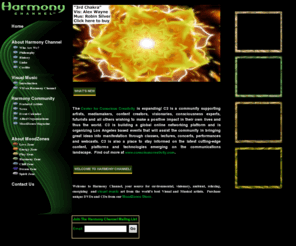 harmonyintermedia.com: Front Page
The Harmony Channel provides non-narrative ambient, environmental, animation, relaxing, energizing, and visual music videos and DVDs.