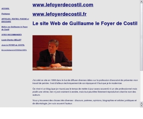 lefoyerdecostil.com: le site web de guillaume le foyer de costil
