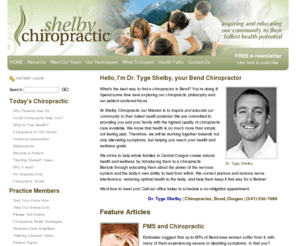 shelbychiro.net: Bend Chiropractor, Bend OR | Dr. Tyge Shelby
Bend chiropractor, Dr. Tyge Shelby of Shelby Chiropractic. Call the chiropractor in Bend who cares: (541) 330 7080