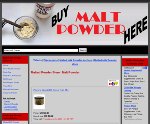 buymaltpowder.com: Malted Powder Store | Malt Powder
Malted Milk Powder online store. Buy Malted Milk Powder online at the Internets Premier Malt Powder Store