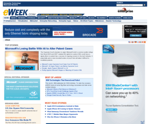 eweek.com: Technology News, Tech Product Reviews, Research and Enterprise Analysis - News & Reviews - eWeek.com
eWEEK is the essential technology information source for builders of enterprise infrastructure. eWEEK enables readers to successfully evaluate, deploy and leverage new technology solutions for competitive advantage. eWeek's publication delivers to its readers breaking news, technology evaluations, and strategic analysis on the technologies, platforms, and trends that impact enterprise-wide computing. eWEEK reaches 400,100 enterprise technology buyers who are evaluating and purchasing technology solutions for their company be it Security, Storage, Virtualization. eWEEK delivers news, analysis and technology reviews in print weekly and on a daily basis on the Web.