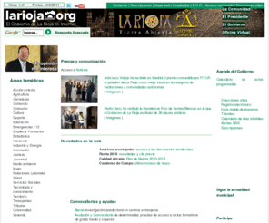 larioja.org: Comunidad Autonoma de La Rioja
Gobierno de la Comunidad Autónoma de La Rioja