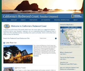 visitredwoodcoast.com: California's Redwood Coast Travel Planning and Official National Geographic Mapguide
Travel Planning Portal for Redwood Coast Region