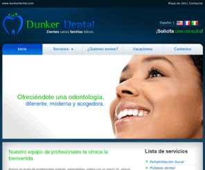 dunkerdental.com: Dunker Dental • Dientes sanos familias felices
En Dunker Dental se desarrollan todas las especialidades dentales, con la finalidad de devolverle salud y belleza a tu sonrisa, ofreciéndote una odontología moderna, diferente y acogedora.