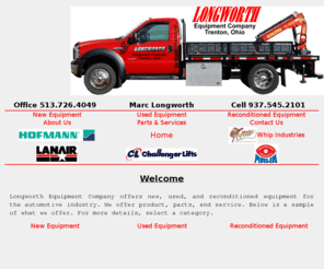 longworthequipment.com: Longworth Equipment Company - 513.726.4049
