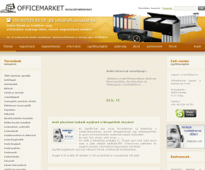 officemarket.hu: OfficeMarket , az irodaszer webáruház - Írószerek, papíráruk, irodaszerek internetes áruháza
OfficeMarket , az irodaszer webáruház - Írószerek, papíráruk, irodaszerek internetes áruháza