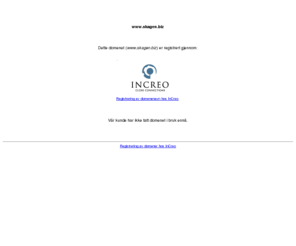 skagen.biz: Domene registrert av InCreo
Utvikling av websider og internettsystemer. Serverplass og e-post. Domeneregistering.