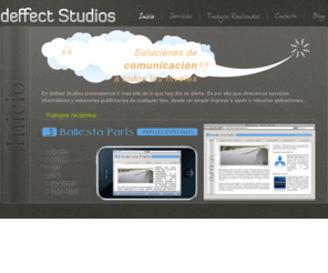 deffectstudios.com: deffect Studios
deffect Studios soluciones TIC y publicitarias para medianas y grandes empresas