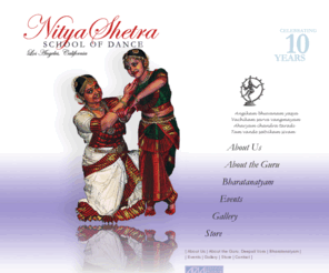 nityashetradance.com: Nityashetra School of Dance
NityaShetra School of Dance, led by guru Deepali Vora. Disseminating Indian Classical Heritage: Training Artists, not just teaching students. Nityashetra has over 40 students learning under the guidance of Deepali Vora. Deepali came to the US in 1997 and founded The Nityashetra School of Bharatanatyam in 1998.  The school offers both bharatanatyam and folk dance training.  Classes are currently offered at 2 locations: at Deepali’s residence in Torrance, and at Sanatana Dharma Temple in Norwalk.