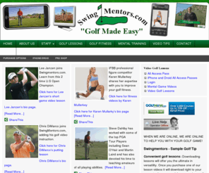 swingmentors.com: Golf made easy | video golf lessons —
