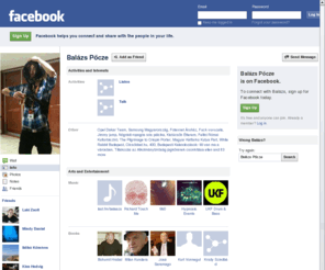 balaazs.net: Incompatible Browser | Facebook
 Facebook is a social utility that connects people with friends and others who work, study and live around them. People use Facebook to keep up with friends, upload an unlimited number of photos, post links and videos, and learn more about the people they meet.
