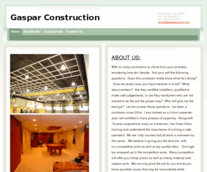 gasparconst.com: Gaspar Construction - Home
 