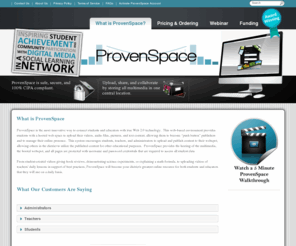 provenspace.com: What is ProvenSpace
ProvenSpace connects technology and curriculum in a safe and secure social networking environment.