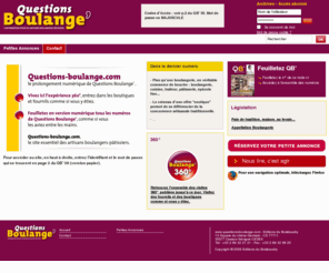 question-boulange.net: Questions Boulange
Le site internet du magazine professionnel Question boulange.