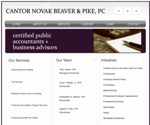 cantornovakbeaverpike.com: Cantor Novak Beaver & Pike, PC
certified public accountants   business advisors