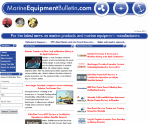 marineequipmentbulletin.com: MarineEquipmentBulletin >  Home
Marine Equipment Bulletin