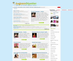 sagliklidiyetler.com: Sağlıklı Diyetler - Doğal zayıflama, Kilo verme, Diyet Listeleri, Diyetisyen, Sağlıklı Yaşam
Sağlıklı ve formda yaşamanın sırları ve kilo verme,hızlı zayıflama sağlıklı diyetler, diyet listeleri ,diyet programları, Ender Saraç Diyetleri ile ilgili tüm bilgiler burada