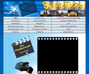 stadt-tv24.de: Portal für Imagefilme aus ganz Deutschland
Ein Portal für Imagefilme aus ganz Deutschland.
