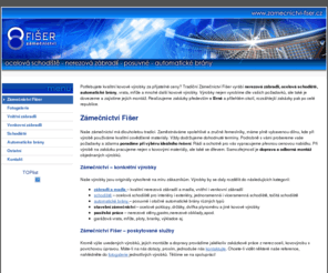 zamecnictvi-fiser.com: Kovovýroba - zábradlí - schodiště | zámečnictví Fišer
Zámečnictví Fišer provádí zakázkovou výrobu různých výrobků z nerez oceli, zábradlí, madla, venkovní i vnitřní schodiště, posuvné brány, vrata, ploty i pasířské práce. Firma zdarma zajišťuje dopravu výrobku a jejich odbornou montáž. Sídlem firmy je B