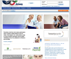 amway-lithuania.com: Amway (lt) - Poznajcie wszystkie wiodące marki firmy Amway dla zdrowia, urody i dla domu.
Możliwości biznesowe Amway i sklep internetowy Amway w Polsce. Wysokiej jakości witaminy, minerały i suplementy diety marki NUTRILITE, produkty do pielęgnacji skóry i kosmetyki kolorowe marki ARTISTRY, produkty do prania i czyszczenia w zasięgu jednego kliknięcia.