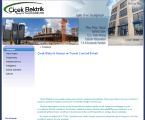 cicekelektrik.net: Çiçek Elektrik Ltd. Şti.
Çiçek Elektrik Ltd. Şti.