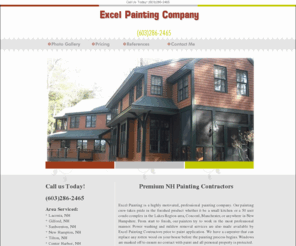 excelpaintingco.com: EXCEL PAINTING COMPANY: Severing all of the LAKES REGION and the entire state of N.H.
EXCEL PANTING: Specializing from large condo complexes to small kitchens